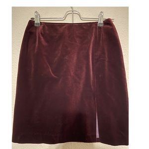 Gap burgundy skirt